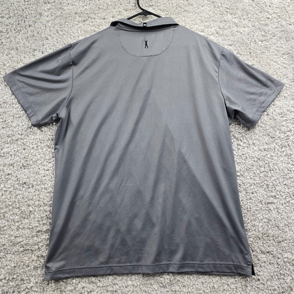 Mizzen+Main Mens‎ Performance Polo Shirt XL Gray Short Sleeve Golf Stretch - Picture 8 of 11
